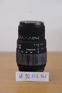 Объектив Sigma AF 70-300mm f/4-5.6 DG macro