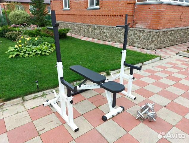 Стойка под штангу + скамья