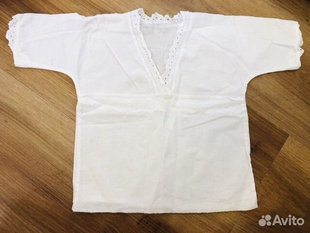 Крестильная рубашка на новорождённого