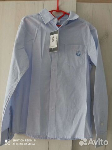 Рубашка на мальчика 134
