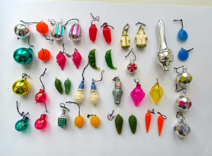 Елочные игрушки СССР малютка