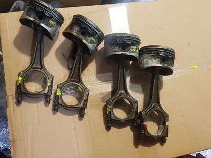 Опель вектра астра зафира шатуны с поршнями X16XEL