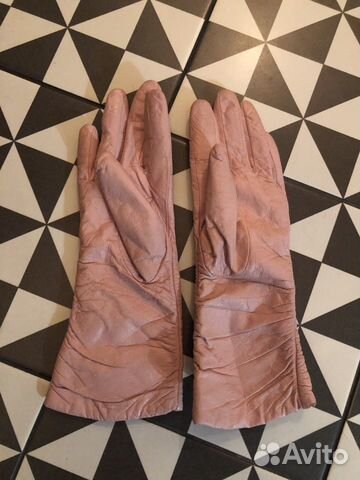 Перчатки кожа
