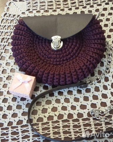 Вязаная крючком сумка