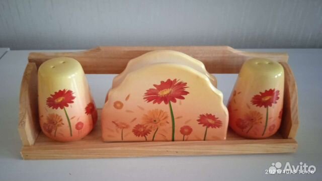 Набор для специй + салфетница