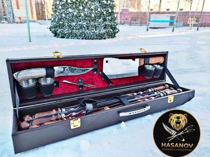 Шашлычный набор подарочный