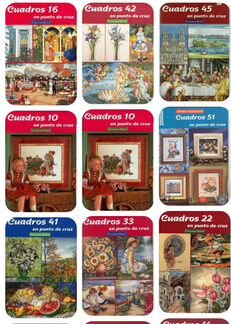 Журналы по вышивке cuadros