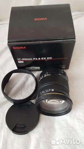 Объектив Sigma 17-50 mm 1:2.8 EX HSM Pentax