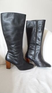 Осенние сапоги из натуральной кожи