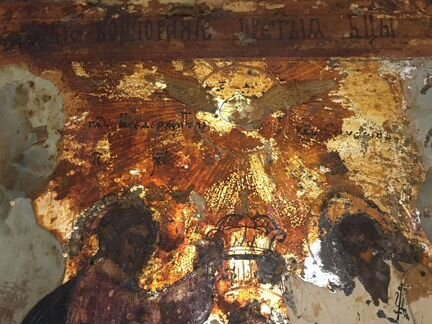 Икона коронование пресвятой Богородицы кипарис