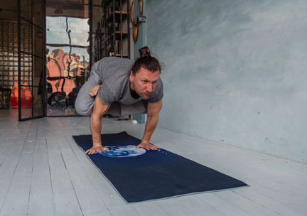 Йога-полотенце Vimom (Вимом). Положи на коврик