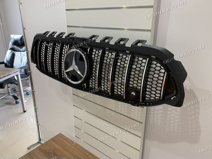Решетка радиатора Mercedes W177 GT c Защитой Новая