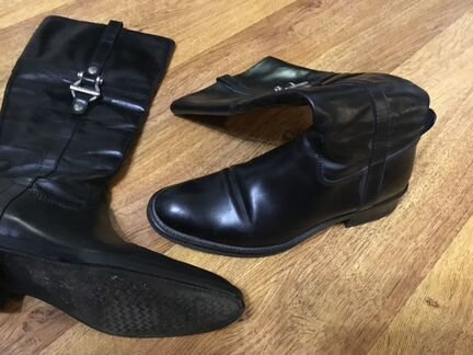 Шикарные натуральные сапоги Geox