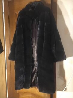 Шуба плюшевая норка