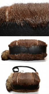 Дизайнерская меховая сумочка