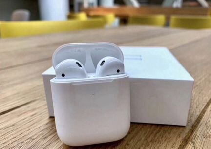 AirPods 2 оригинал 1в1 новые люкс