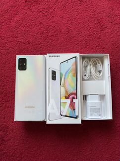 Белоснежный Samsung A71 128 2020 Рст гарантия