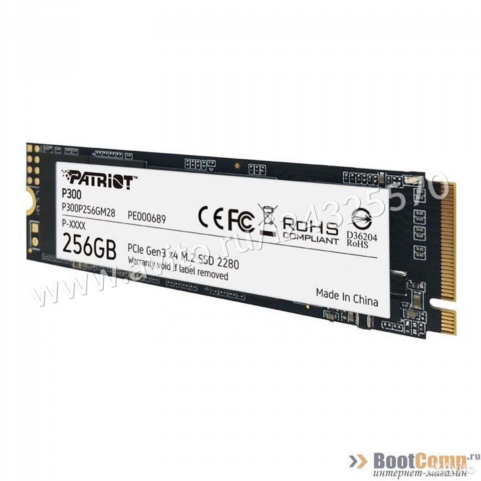  Жесткий диск SSD M.2 256GB Patriot P300 PCIe P300P  84012410120 купить 3