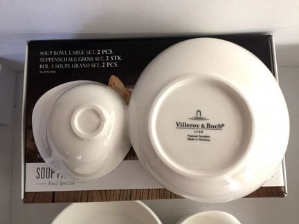 Суповые чаши 2 шт Villeroy Boch Soup Passion 7533