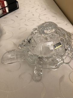 Гладкое Crystalite Bohemia Ваза для конфет Черепах