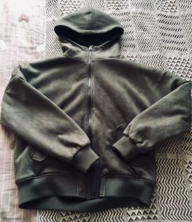 Куртка бомбер из искусственной замши