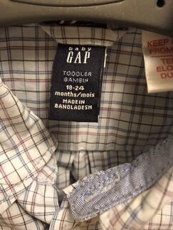 Рубашка GAP, 18-24 мес