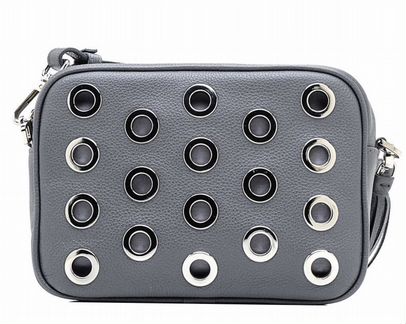 Новые кожаные сумки Alice Street серая и фиолет