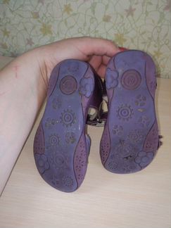 Сандалии нат. кожа для девочки р. 24