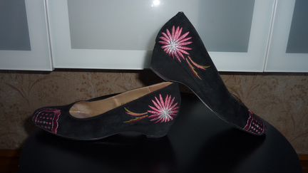 Туфли замшевые