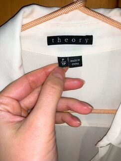 Блузка theory натуральный шелк
