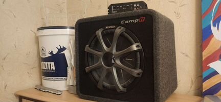 Сабвуфер kicker compR12+ усилитель artsound xe1k