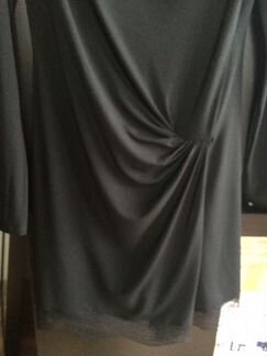 Платье чёрное, трикотажное