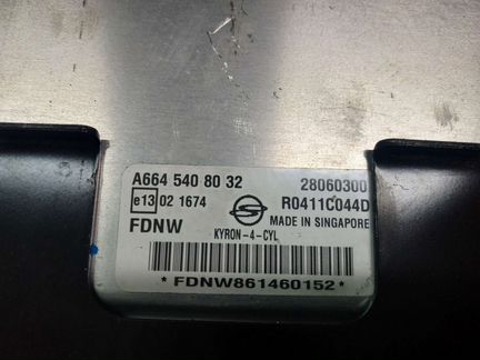 Эбу двигателя 6645408032 Ssang Yong Kyron