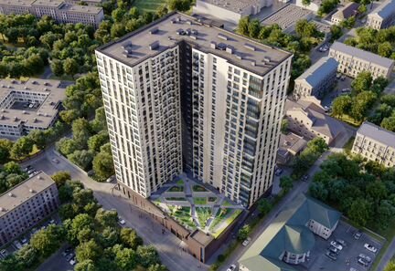 1-к квартира, 40.8 м², 9/24 эт.