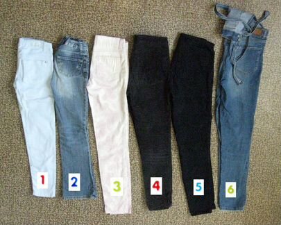 Джинсы и брюки для девочек 9-14 лет