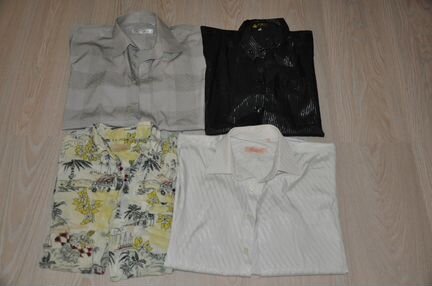 Мужские рубашки пакетом, размер 50-52