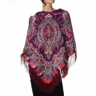 Павлопосадский шерстяной платок