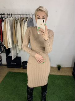 Вязаные платья