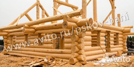 Сруб дома 6х6 в чашу