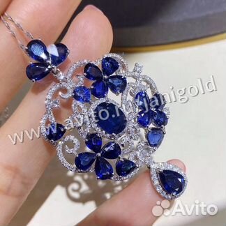 Золотой кулон с бриллиантами