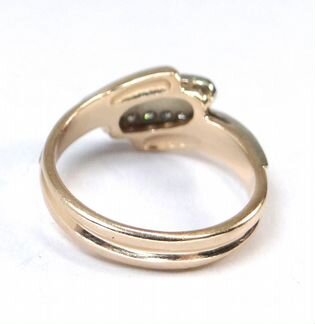 Золотое кольцо 585 пробы с бриллиантами