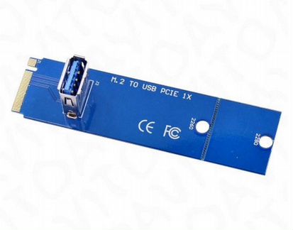 Переходник M2-USB для видеокарт