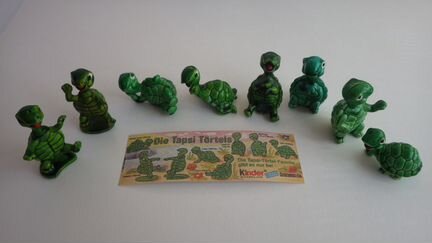 Полные серии Киндер Kinder Черепахи