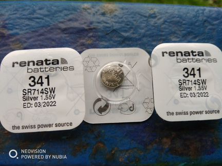 Часовая батарейка 1,55v Renata sr516sw 317