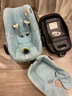 Автокресло maxi-cosi pebble plus с базой isofix