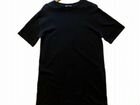 Черное платье-футболка zara