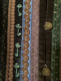 Авторский жакет, бархат, ручная вышивка