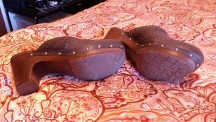Новые кожаные сабо UGG, оригинал, 36