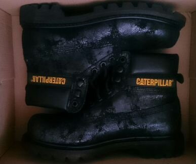 Ботинки женские Caterpillar чёрные, новые, 37,5
