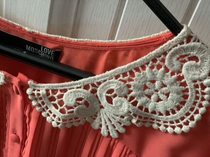 Блуза moschino love новая